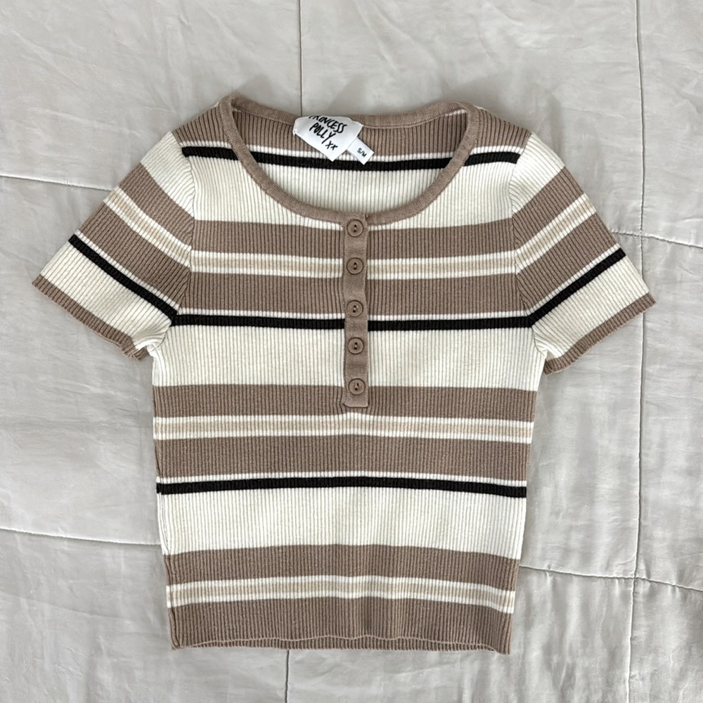 ~princess polly orla short sleeve top